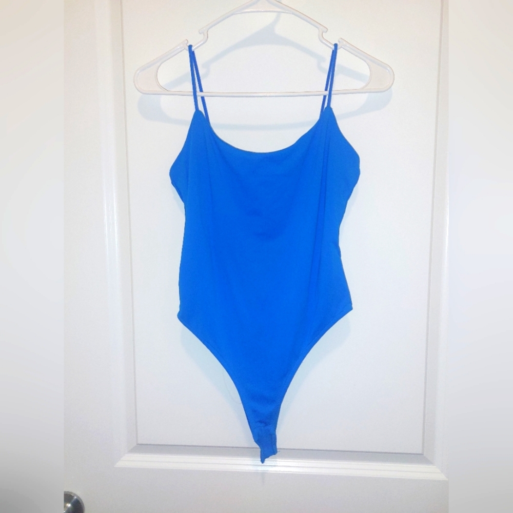 "Zara"Bright Blue Strappy Top